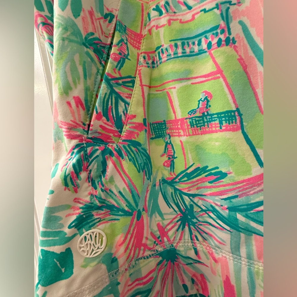 Lilly Pulitzer Luxletic Hadley Quarter Zip Jacket in Perfect Match - Picture 6 of 6